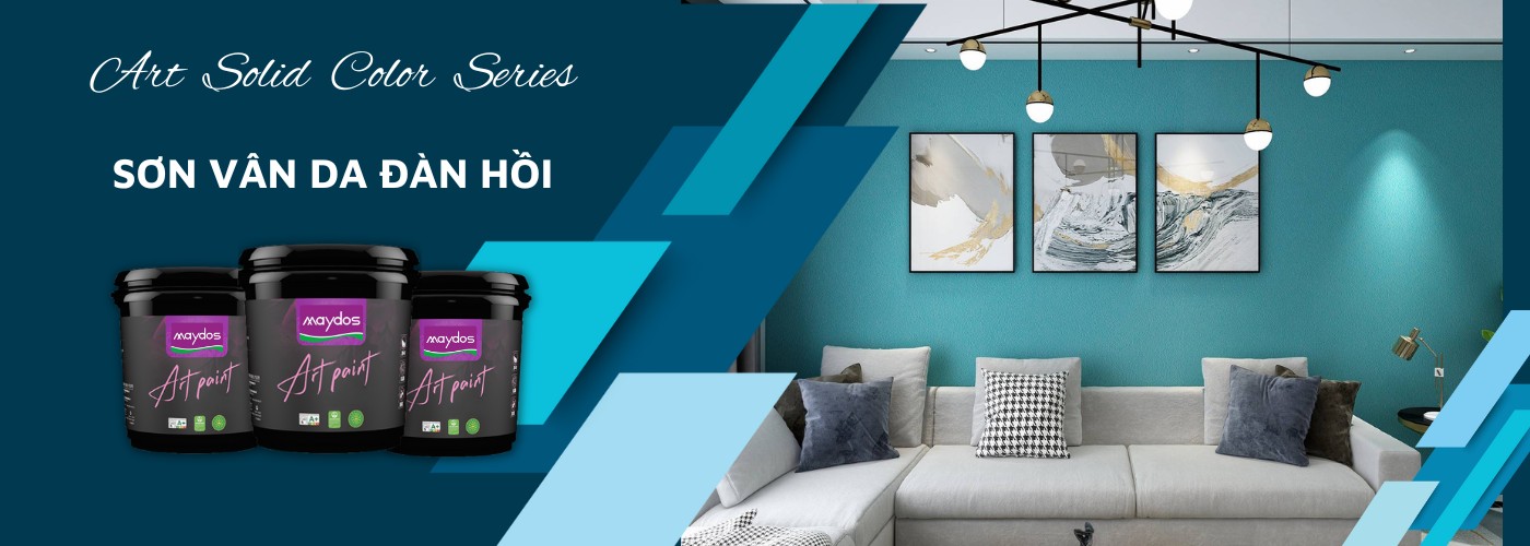 baner sơn nghệ thuật vân da đàn hồi