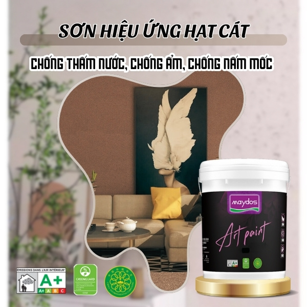 Sơn Hiệu Ứng Hat Cát Maydos