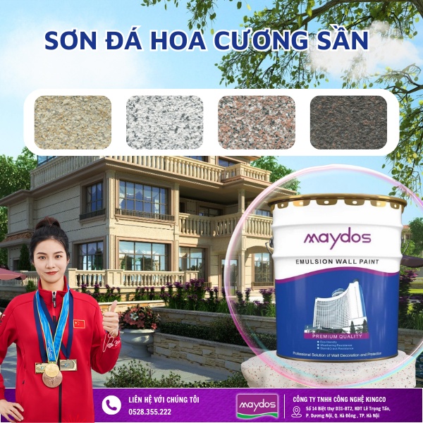 Sơn Đá Hoa Cương Sần